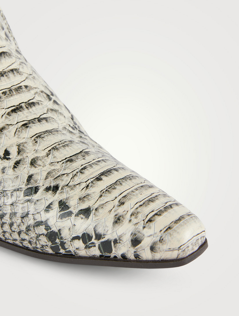 Acne on sale snakeskin boots