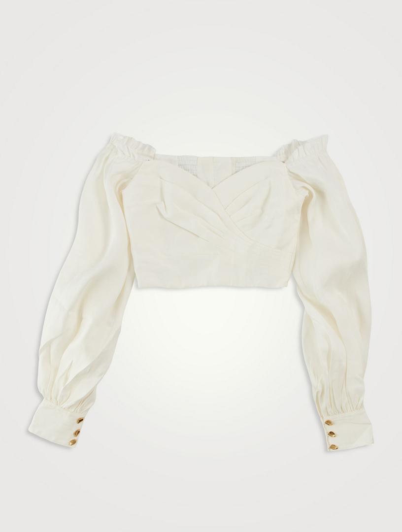 AJE Reverb Off-The-Shoulder Blouse | Holt Renfrew