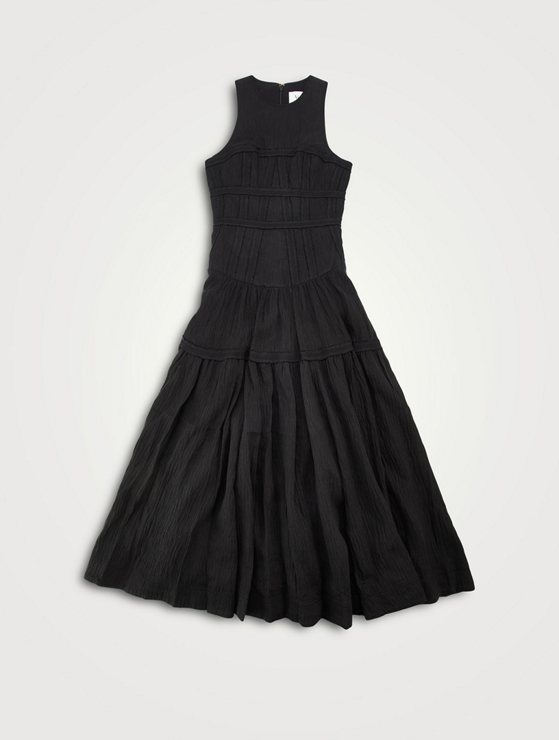 Tidal Corset Midi Dress