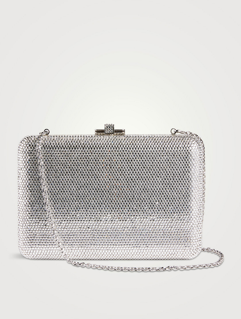 Judith leiber silver on sale clutch