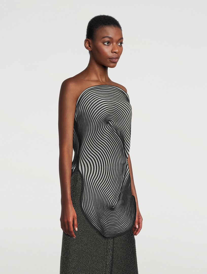 ISSEY MIYAKE Meander Strapless Top | Holt Renfrew