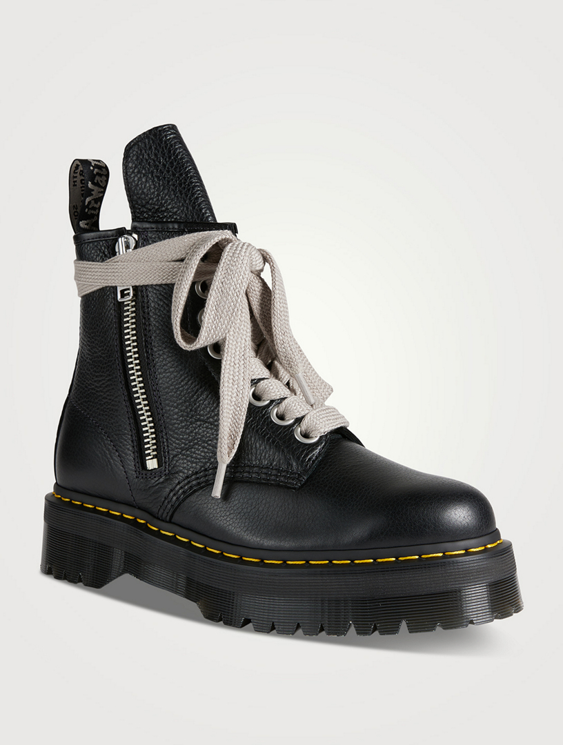 RICK OWENS Dr Martens X Strobe 1460 Leather Boots | Holt Renfrew