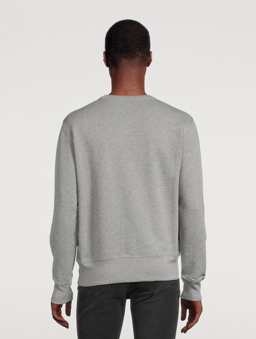 Crewneck Sweatshirt With Face Patch