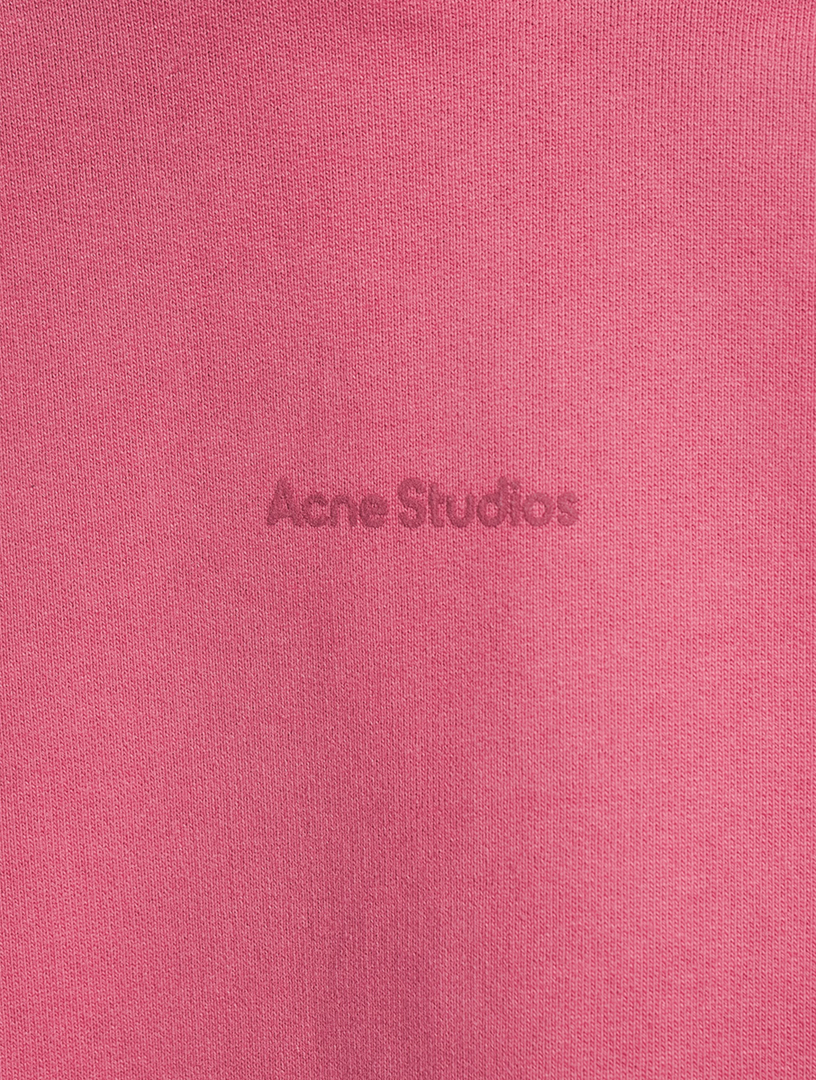 ACNE STUDIOS Cotton Oversized Hoodie  Pink