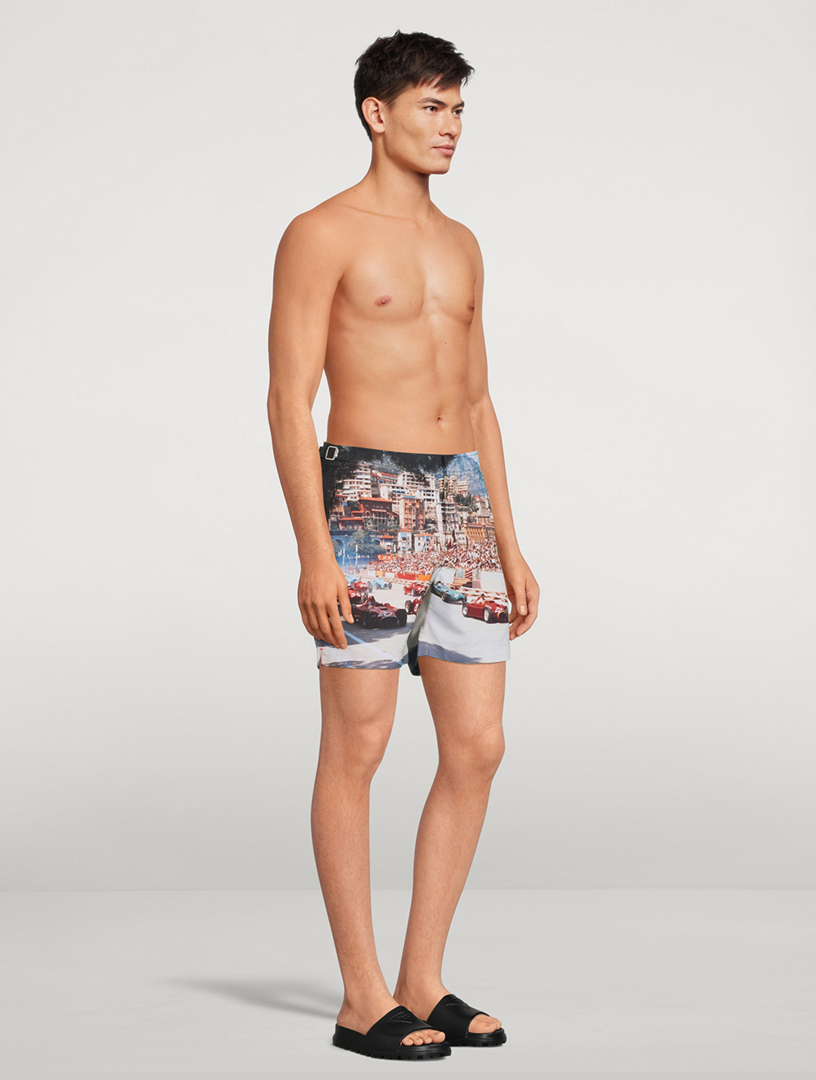 ORLEBAR BROWN Bulldog Photographic Swim Shorts | Holt Renfrew