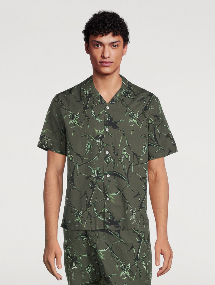 Avery Cotton Printed Relaxed-Fit Shirt