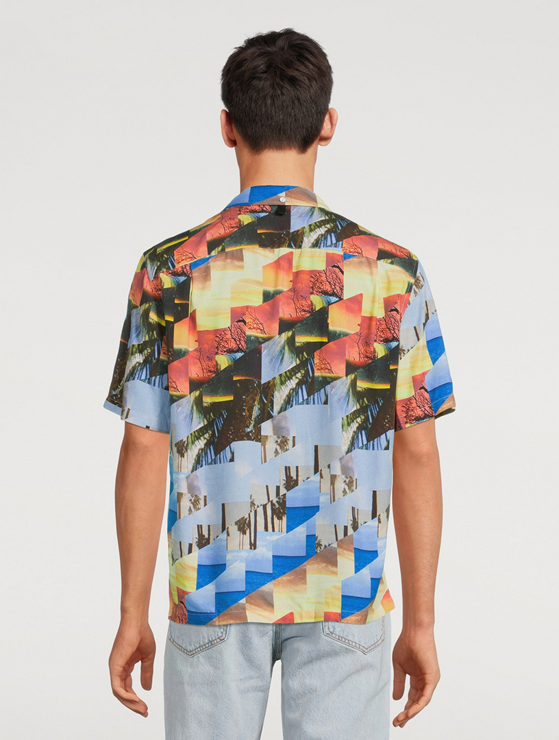 Avery Cotton Printed Relaxed-Fit Shirt