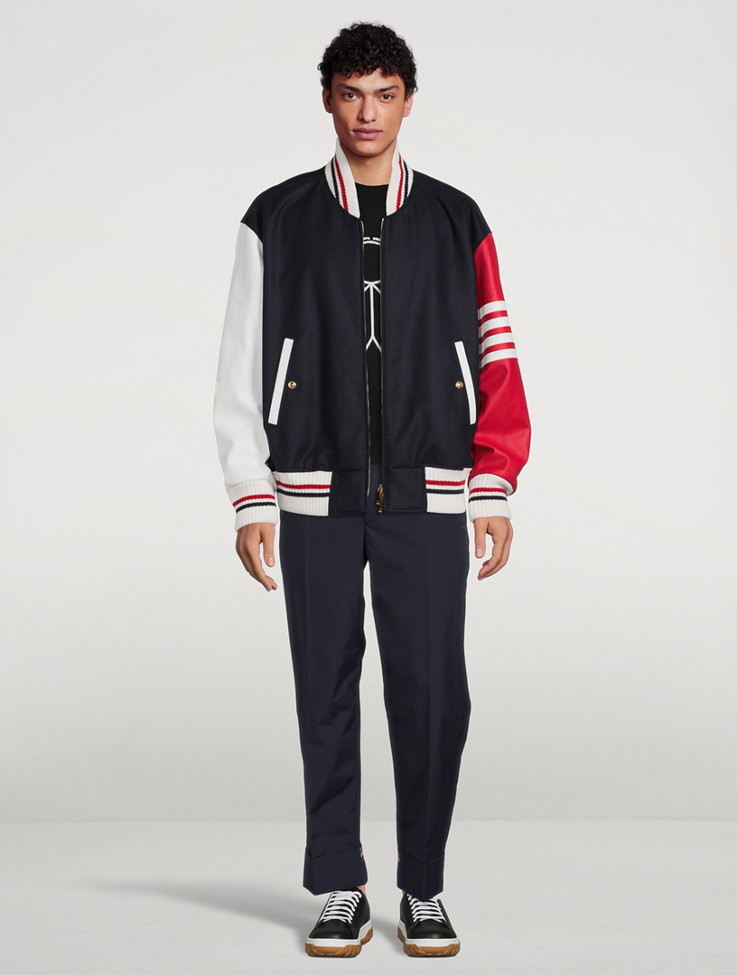 Funmix Wool Oversized Jacket With Patch