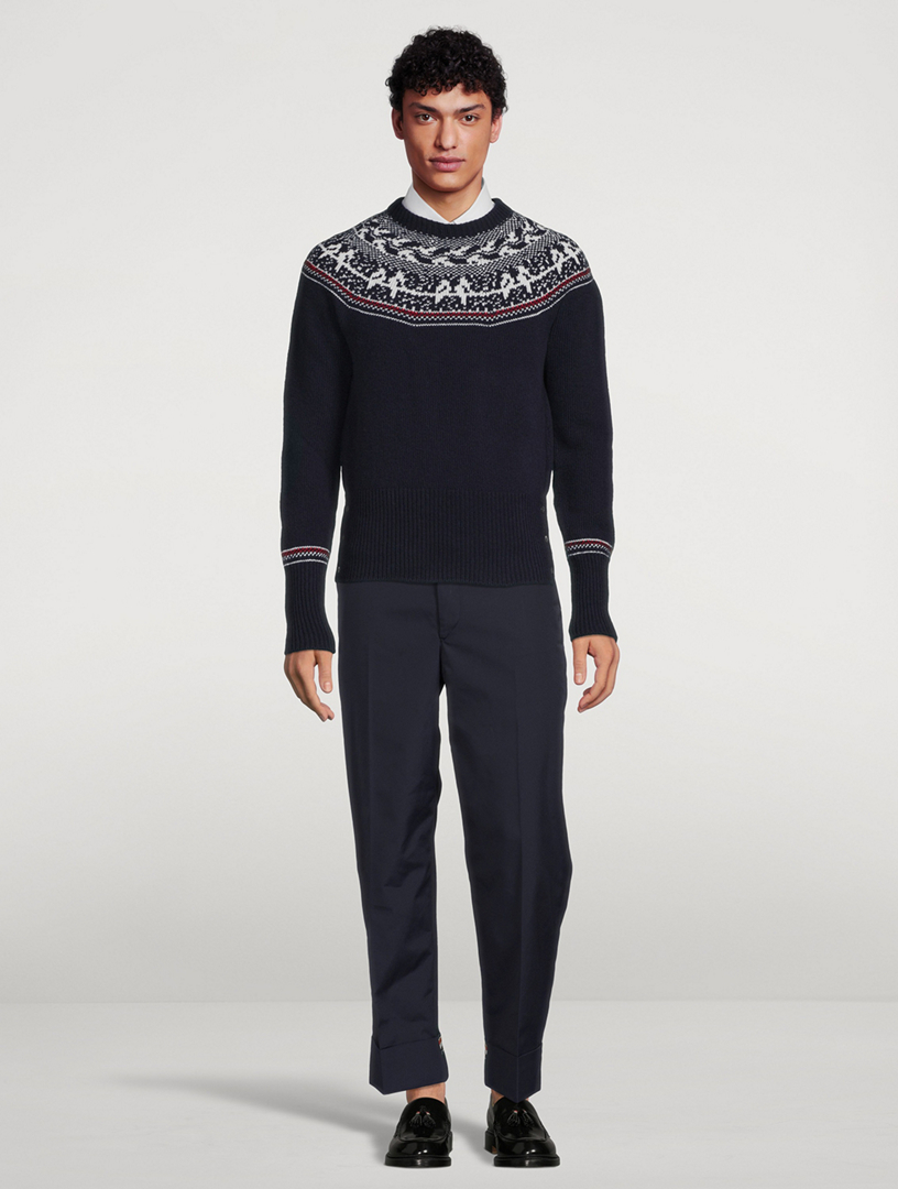 Wool Icelandic Fair Isle Sweater