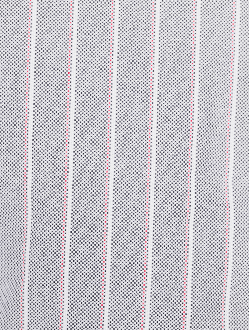 Shadow Pinstripe Oxford Shirt With Armbands