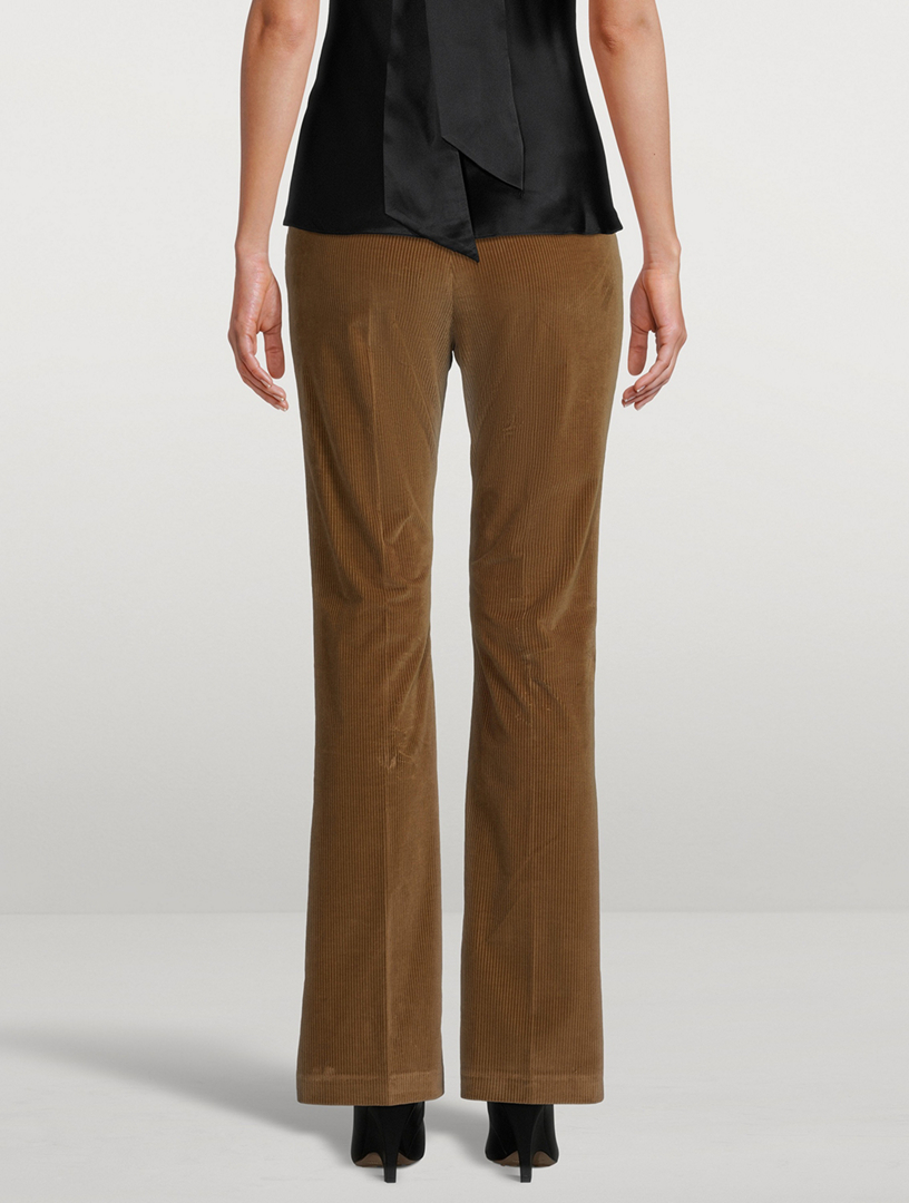 FRAME Pintuck Corduroy Trousers Holt Renfrew