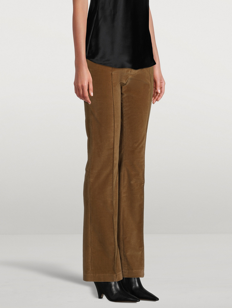 FRAME Pintuck Corduroy Trousers Holt Renfrew