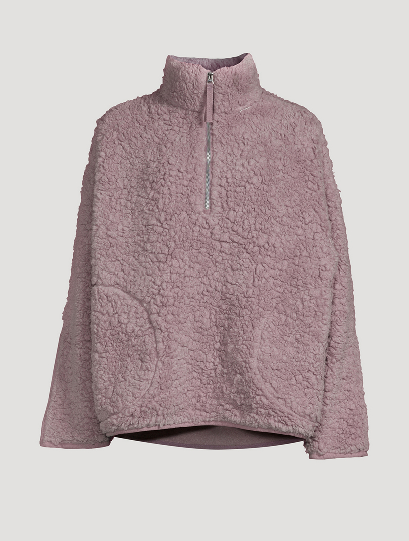 Teddy Half-Zip Sweatshirt