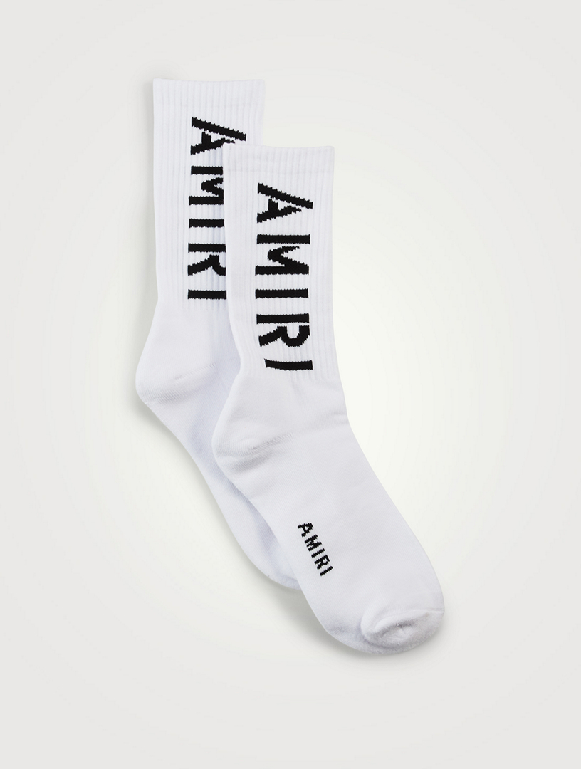 Stencil Logo Socks