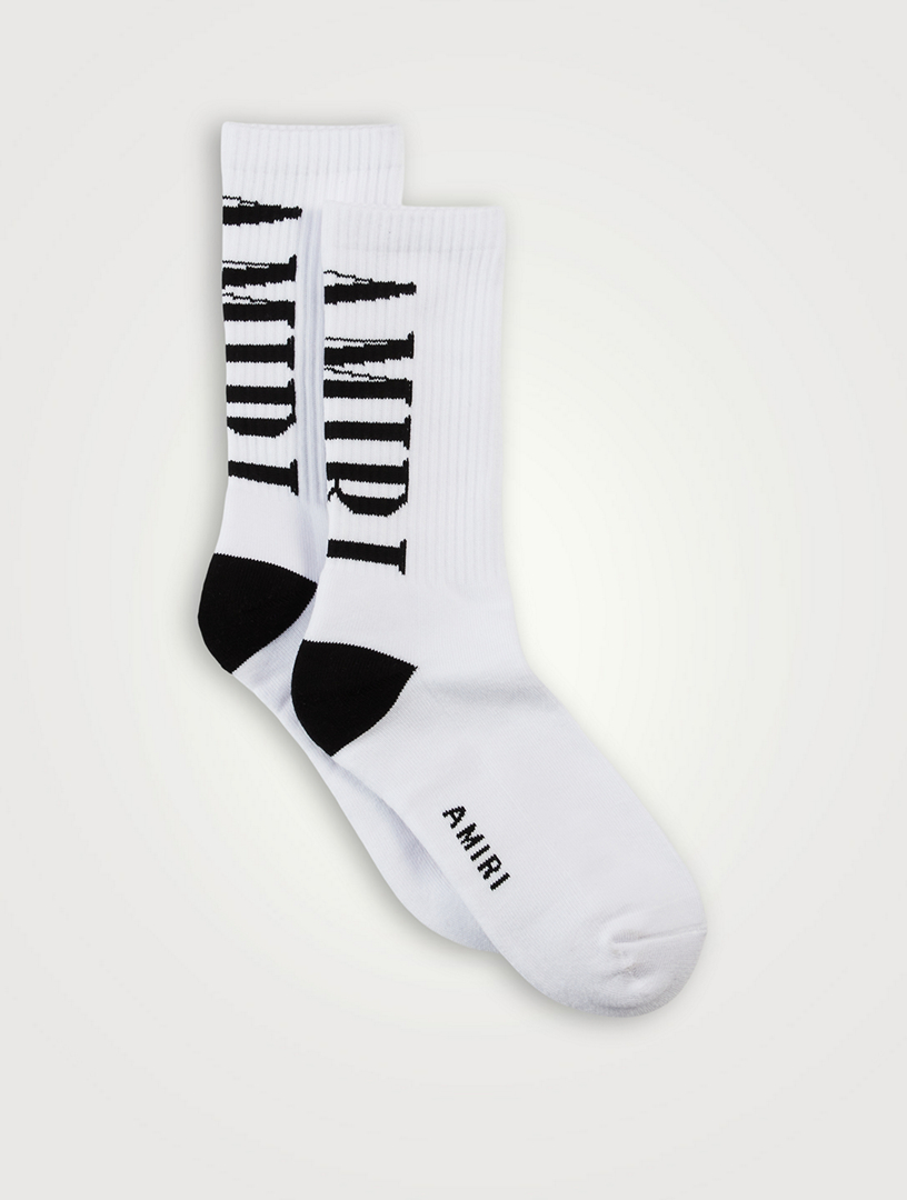 AMIRI Vertical Logo Socks | Holt Renfrew