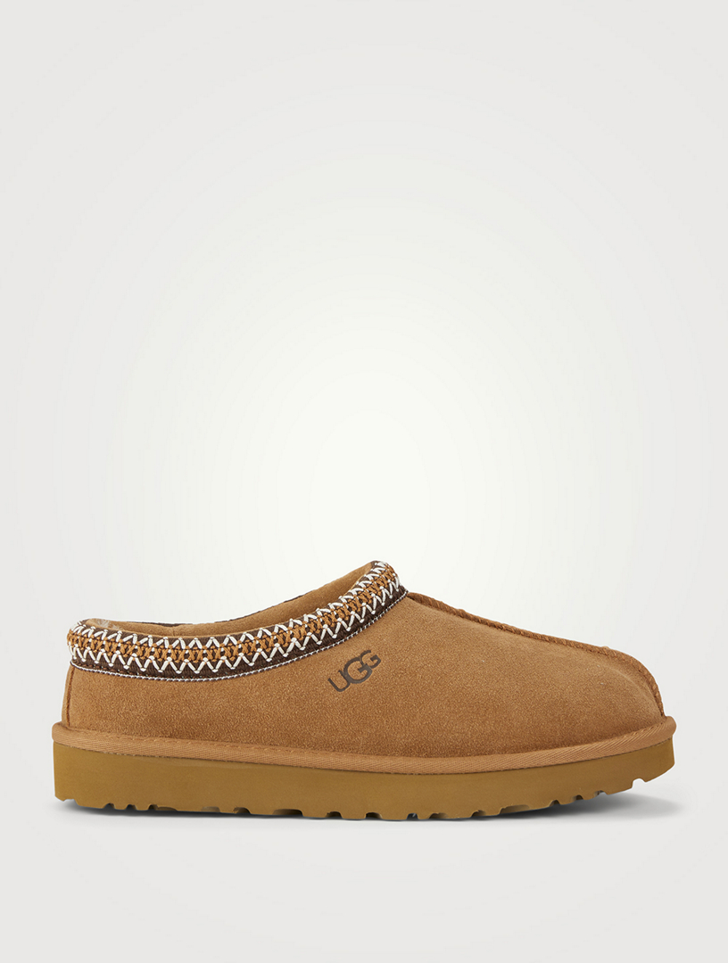 UGG Tasman Suede And Sheepskin Slippers