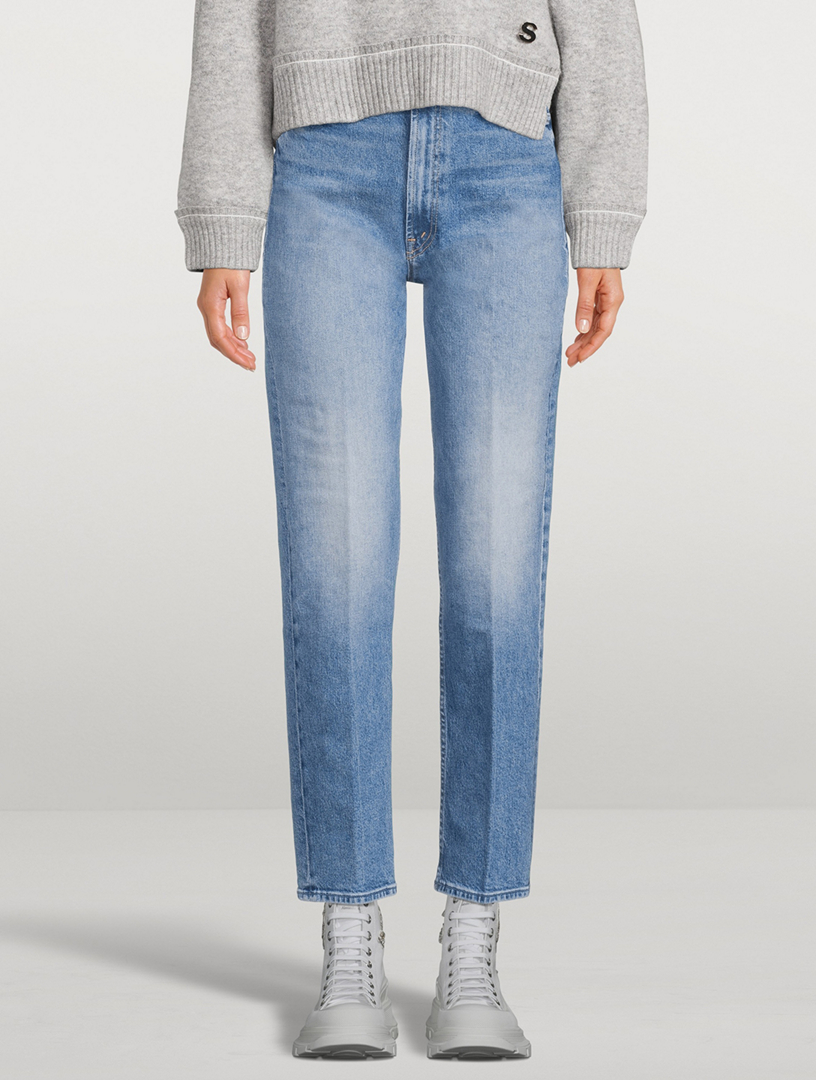 Study Hover High-Waisted Straight Jeans