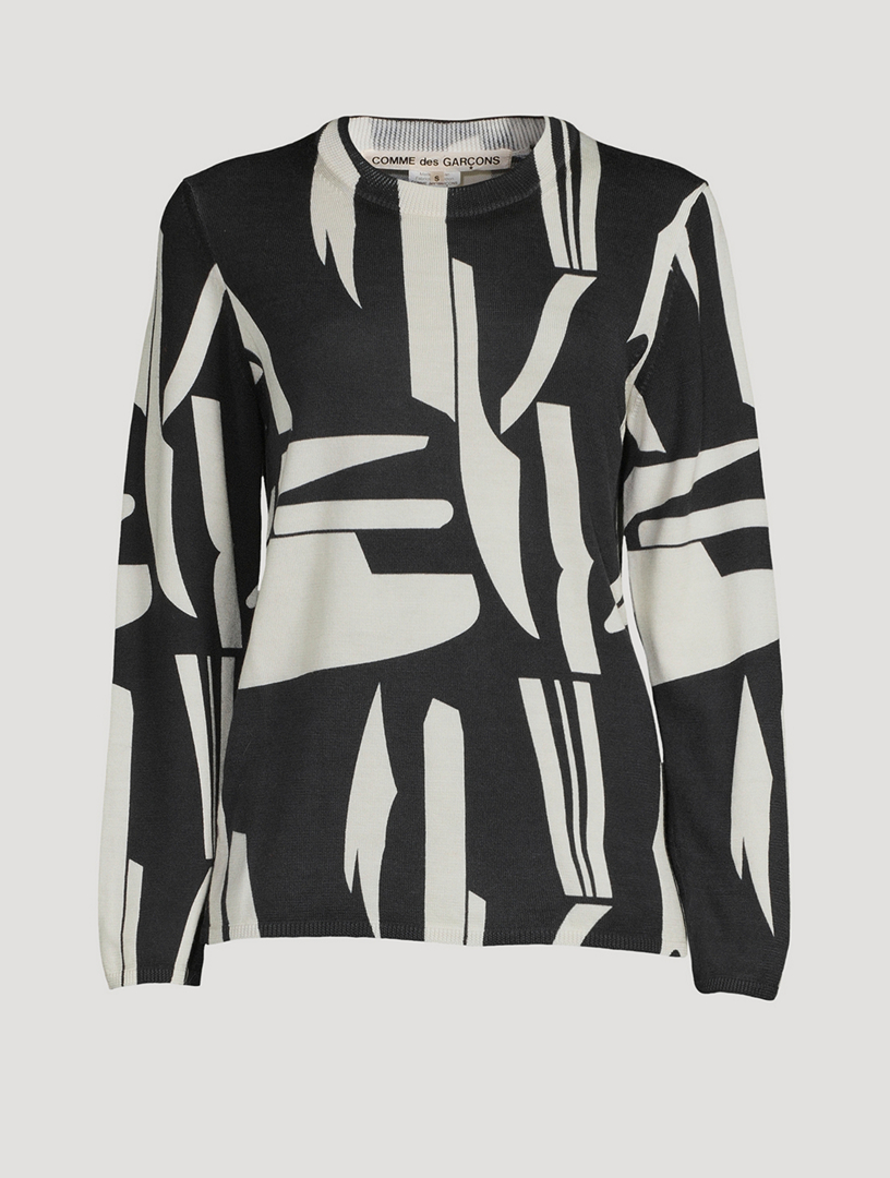 Intarsia Wool Sweater