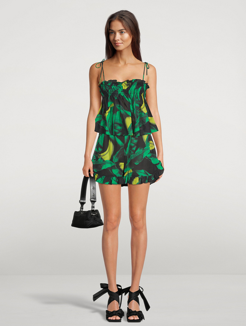 Cover-Up Cami Tropical Print