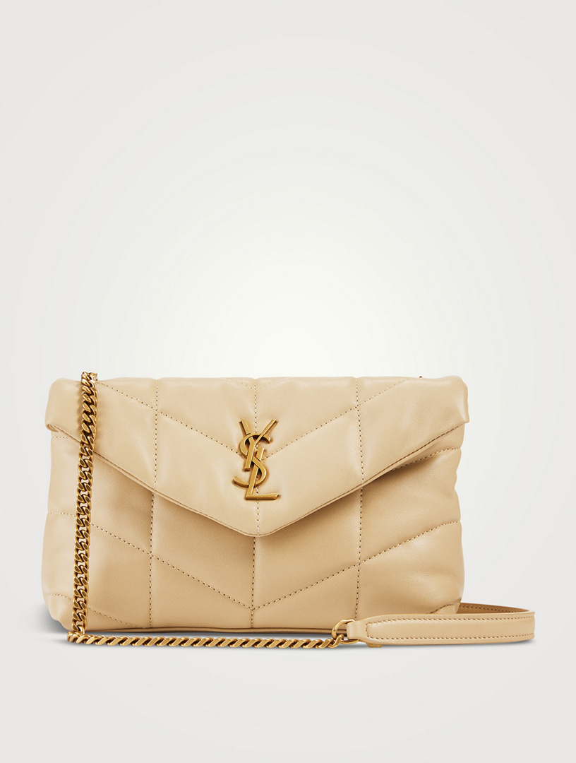 Saint Laurent Khaki Toy Loulou Puffer Bag Saint Laurent