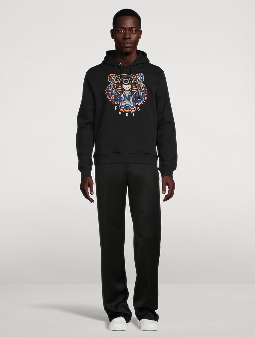 Kenzo black sales tiger hoodie