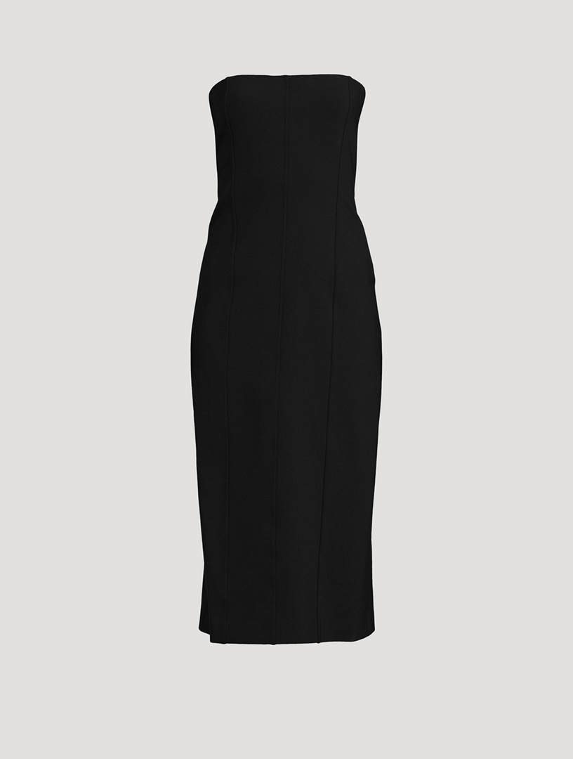 Melonia Strapless Scuba Dress