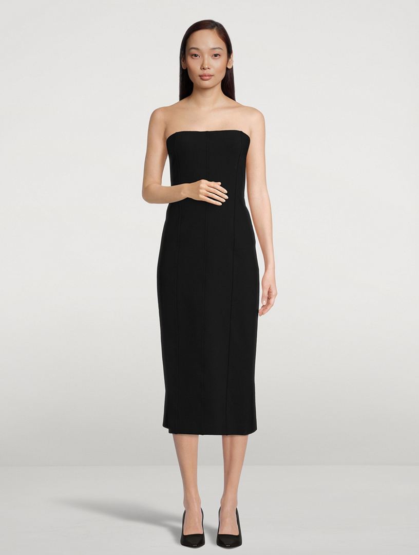 THE ROW Melonia Strapless Scuba Dress Holt Renfrew