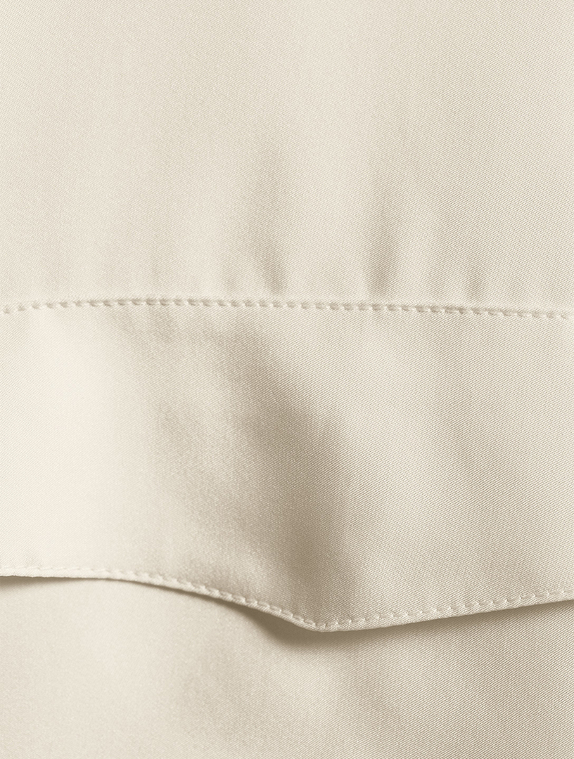 Abigail Silk Utility Shirt