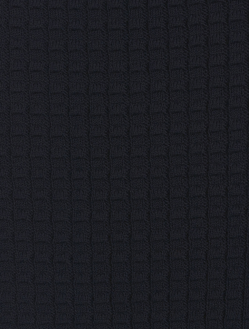 Lace-Trimmed Polo Dress