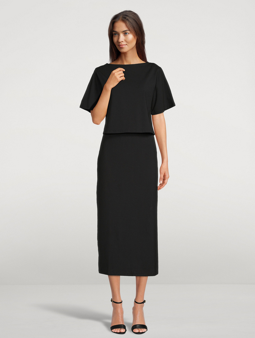 Layered Midi Dress