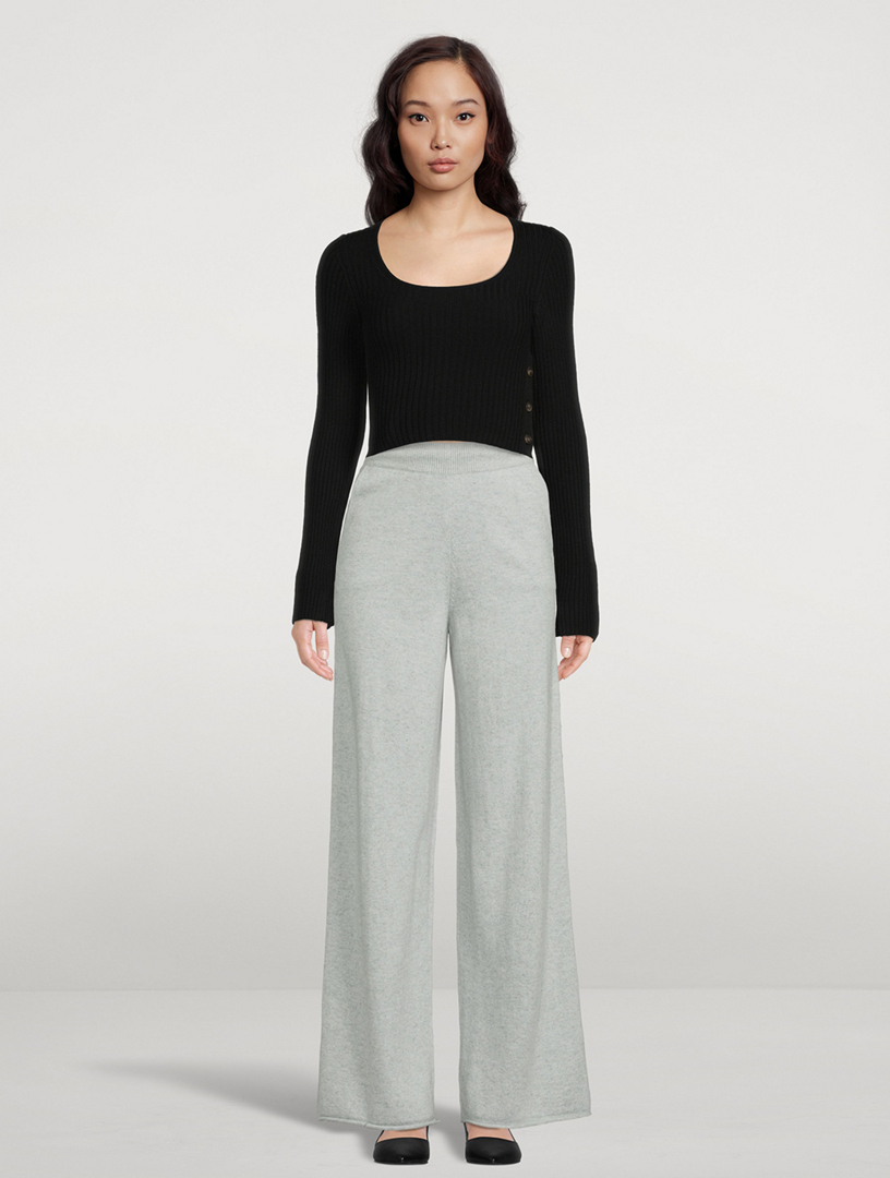 Assens Wool And Cashmere Crop Top