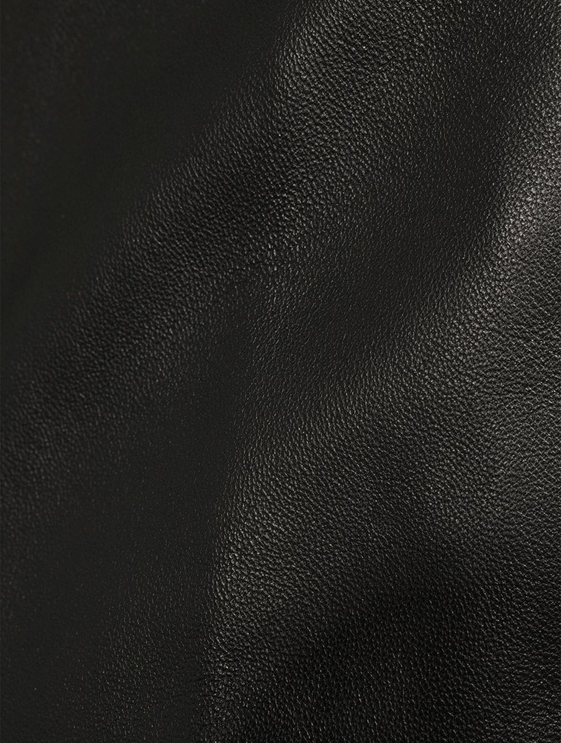 Noro Straight-Leg Leather Trousers
