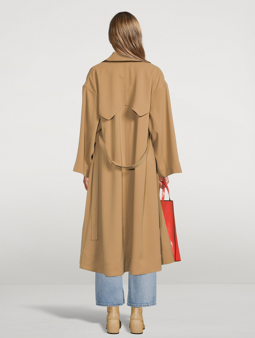 Ganni trench coat hotsell