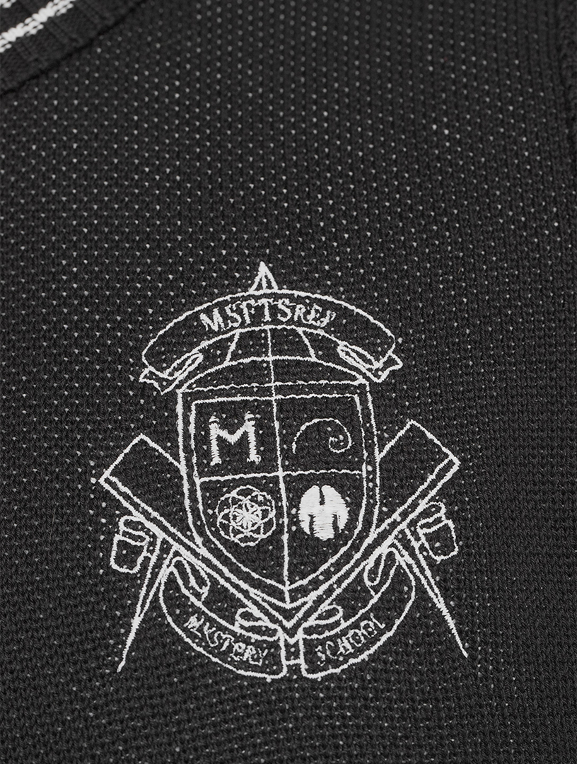 Crest Knit Sweater Vest