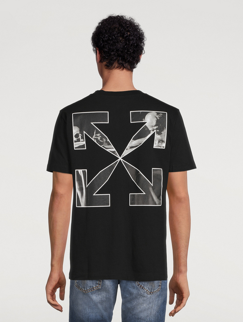 OFF WHITE Tee shirt ajuste Caravaggio a logo fleche Holt Renfrew