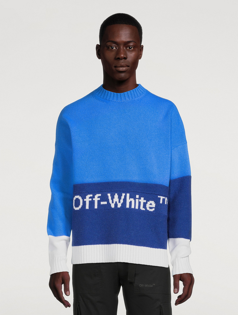 OFF-WHITE Colourblock Off Sweater Holt Renfrew