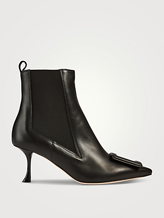 Viv' In The City Leather Ankle Boots