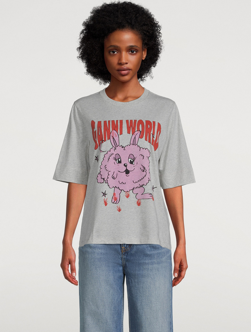 GANNI Graphic T-Shirt | Holt Renfrew