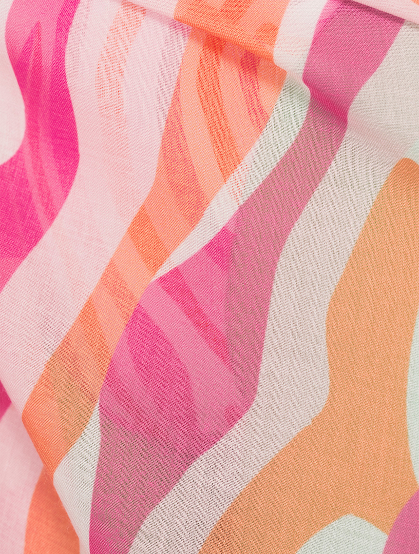 The Pareo In Abstract Zebra Print