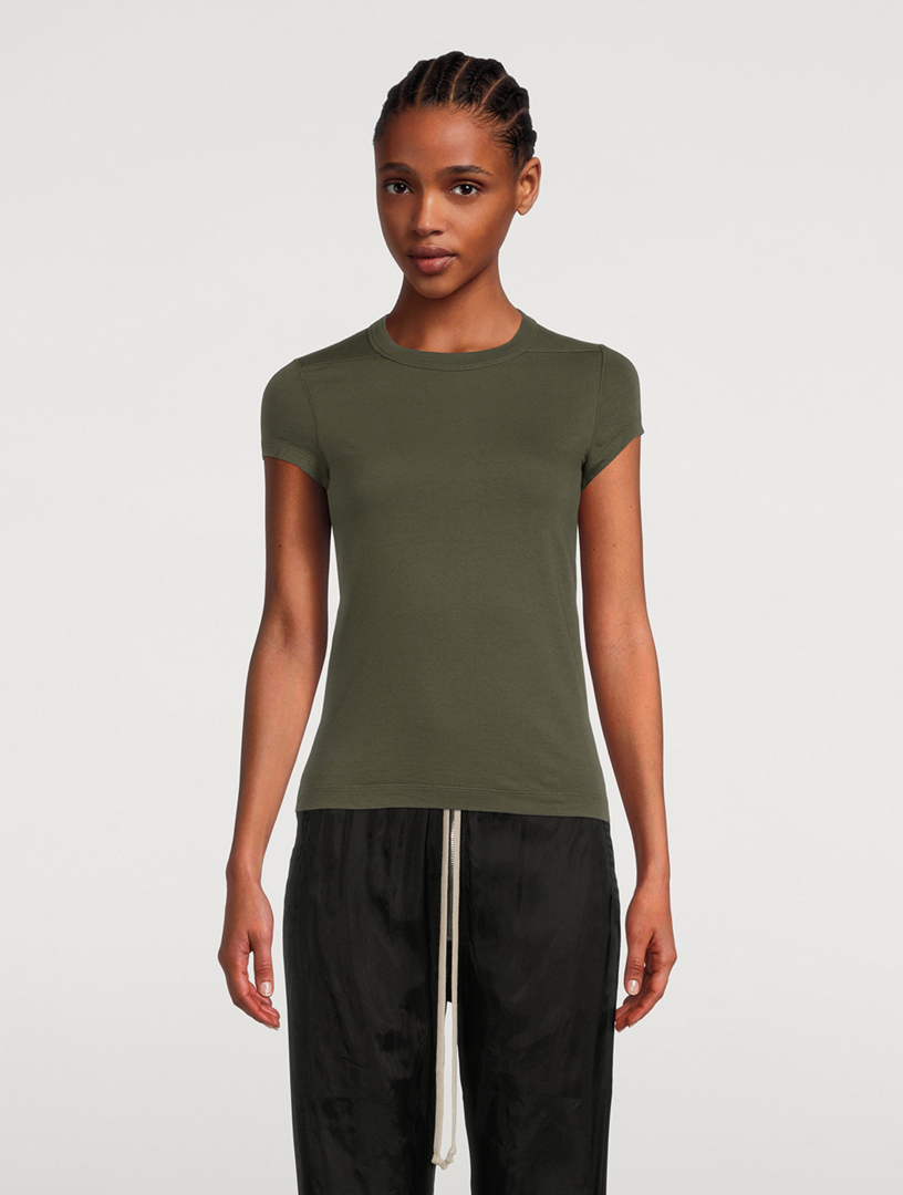 Cotton Cropped Level T-Shirt