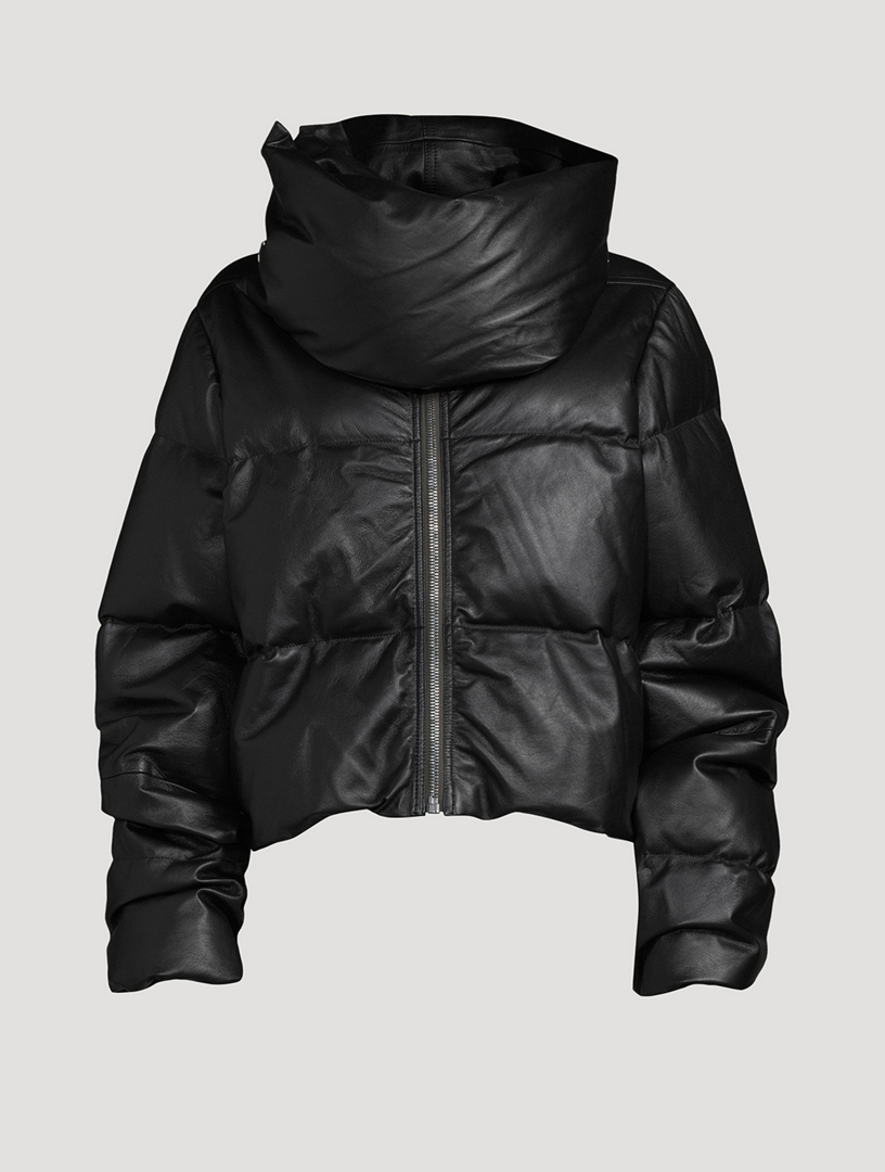 Rick Owens Cagoule noire en laine vierge