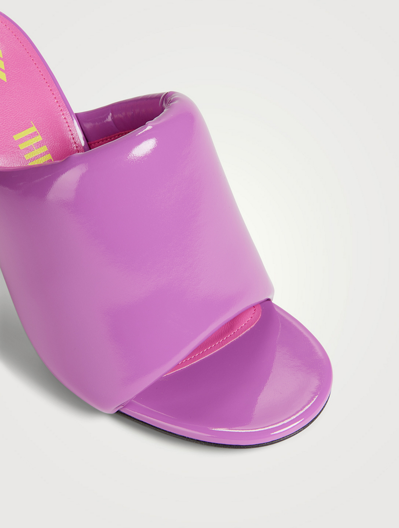 Rem Padded Patent Mules