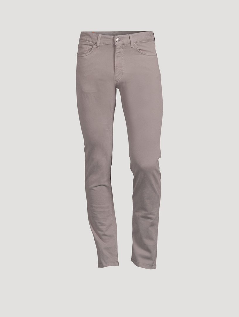 Zegna City Stretch-Cotton Five-Pocket Pants, Pants