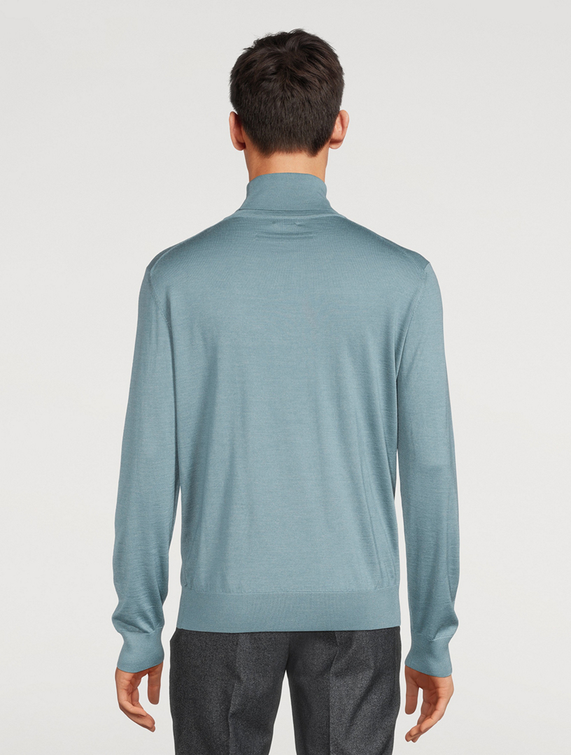 Cashmere And Silk Turtleneck Sweater