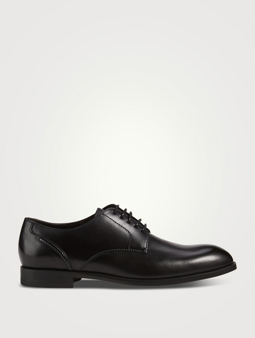 ZEGNA Siena Flex Leather Derby Shoes | Holt Renfrew