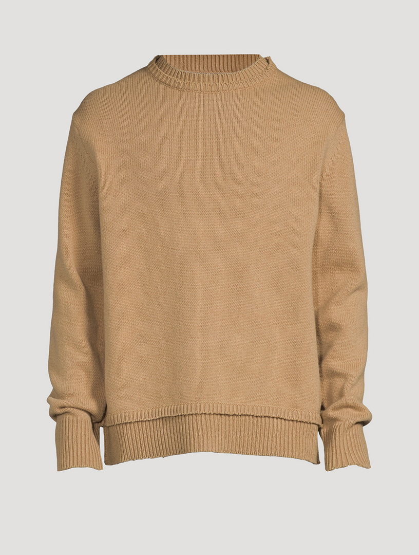 Sweater With Elbow Patches 