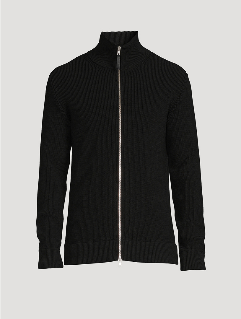 MAISON MARGIELA Cotton And Wool Zip Cardigan | Holt Renfrew