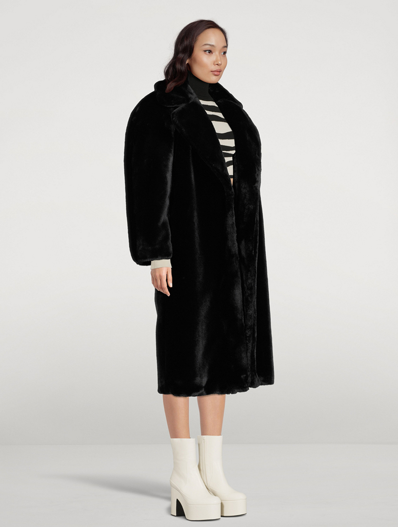 Royal Tris Faux Fur Coat