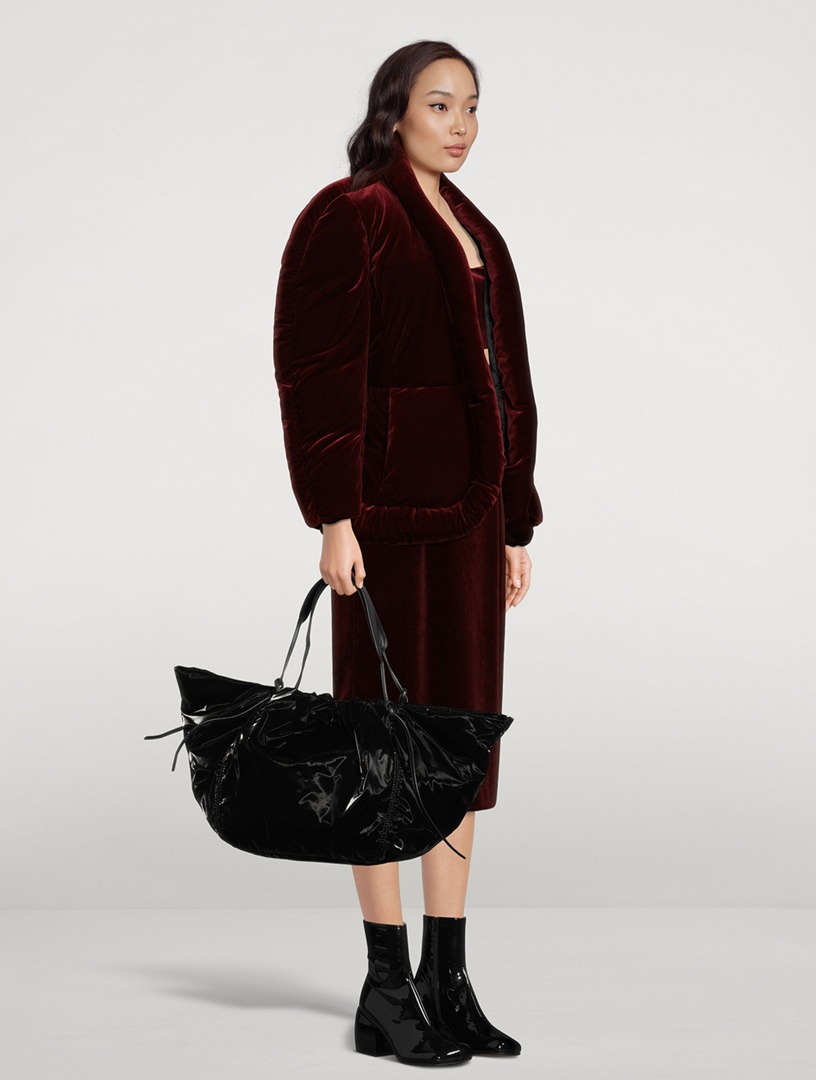 Vilsa Velvet Puffer Jacket