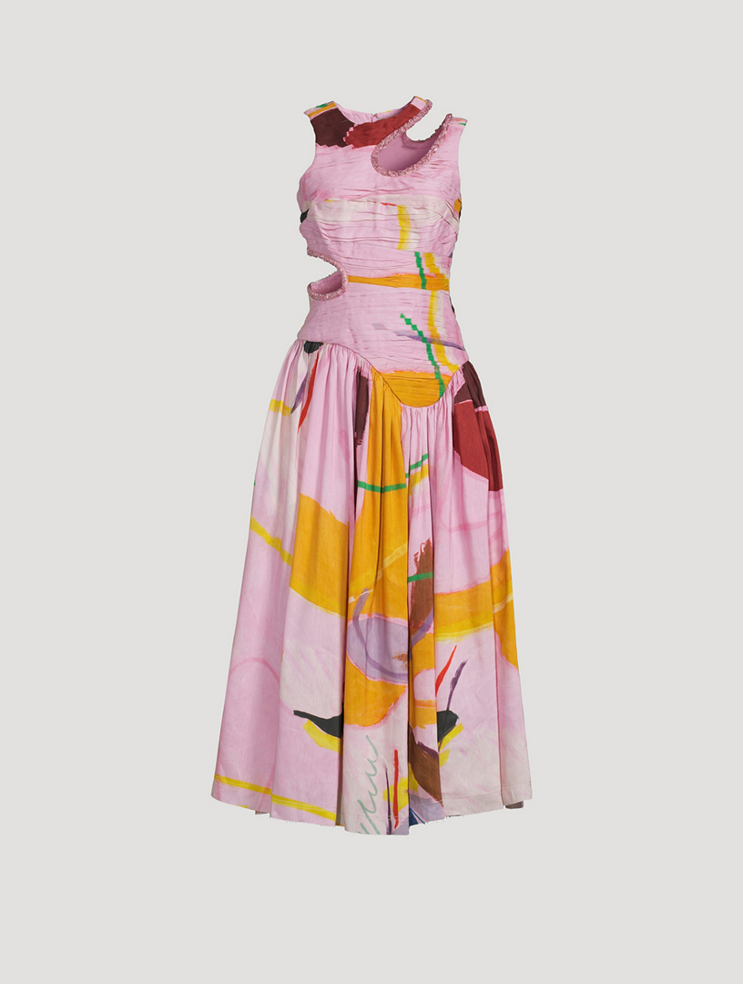 Jolie Cut-Out Midi Dress